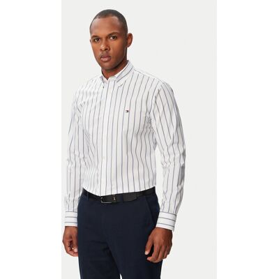 Tommy Hilfiger Koszula Performance MW0MW43430 Niebieski jasny Slim Fit M Niebieski jasny Męskie Tommy Hilfiger Koszula Performance MW0MW43430 Niebieski jasny Slim Fit M Niebieski jasny Męskie