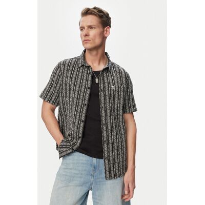 Quiksilver Koszula Street Way EQYWT04608 Czarny Regular Fit M Czarny Męskie Quiksilver Koszula Street Way EQYWT04608 Czarny Regular Fit M Czarny Męskie