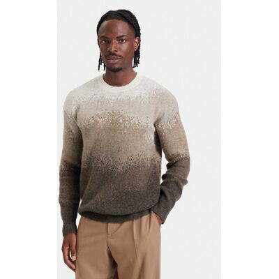 KARL LAGERFELD Sweter 655025 564307 Brązowy jasny Regular Fit M Brązowy jasny Męskie KARL LAGERFELD Sweter 655025 564307 Brązowy jasny Regular Fit M Brązowy jasny Męskie