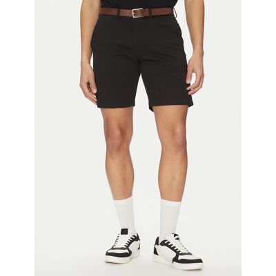 Jack & Jones Szorty materiałowe Marco 12269368 Czarny Regular Fit S Czarny Męskie Jack & Jones Szorty materiałowe Marco 12269368 Czarny Regular Fit S Czarny Męskie