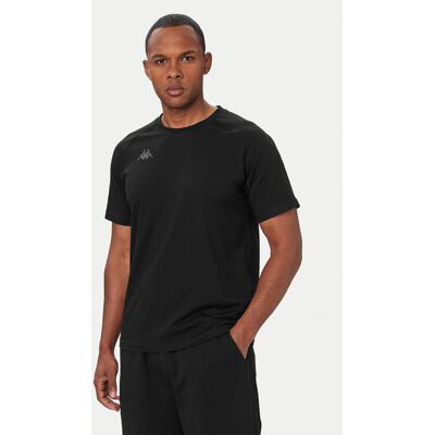 Kappa T-Shirt 34258SW Czarny Regular Fit S Czarny Męskie Kappa T-Shirt 34258SW Czarny Regular Fit S Czarny Męskie