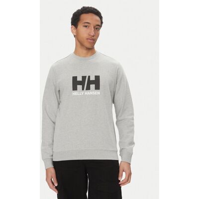 Helly Hansen Bluza Logo Crew 30395 Szary Regular Fit XL Szary Męskie Helly Hansen Bluza Logo Crew 30395 Szary Regular Fit XL Szary Męskie