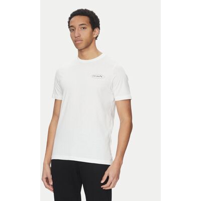 PUMA - Graphics 3 Circles T-Shirt - Biały - 100% Bawełna PUMA - Graphics 3 Circles T-Shirt - Biały - 100% Bawełna