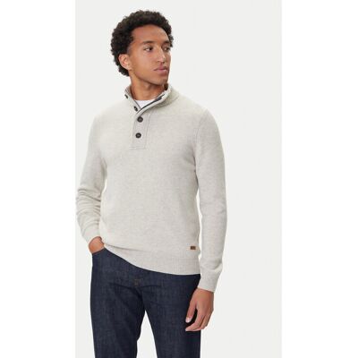 Barbour Sweter Patch Half Zip MKN0585BE14 Beżowy Regular Fit M Beżowy Męskie Barbour Sweter Patch Half Zip MKN0585BE14 Beżowy Regular Fit M Beżowy Męskie