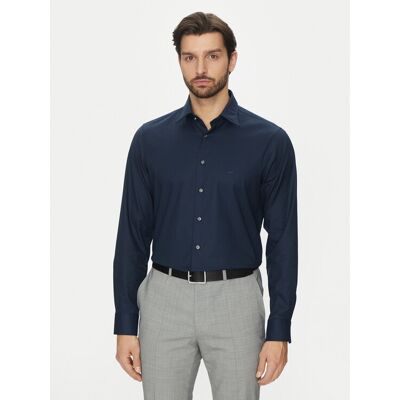 Michael Kors Koszula MD0MD91514 Granatowy Slim Fit 39 Granatowy Męskie Michael Kors Koszula MD0MD91514 Granatowy Slim Fit 39 Granatowy Męskie