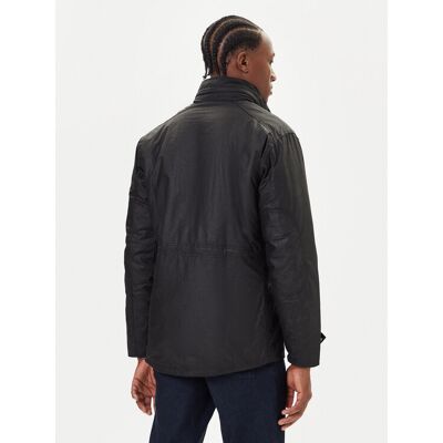 Barbour Kurtka przejściowa Sapper MWX0020BK71 Czarny Regular Fit L Czarny Męskie Barbour Kurtka przejściowa Sapper MWX0020BK71 Czarny Regular Fit L Czarny Męskie