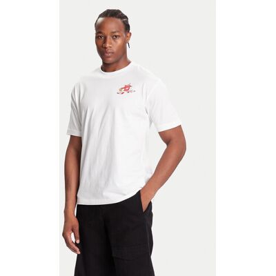 New Balance T-Shirt MT53931 Biały Regular Fit L Biały Męskie New Balance T-Shirt MT53931 Biały Regular Fit L Biały Męskie