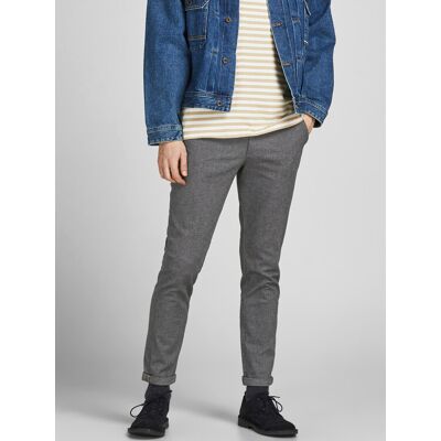 Jack & Jones Chinosy Marco 12206198 Szary Slim Fit 33_34 Szary Męskie Jack & Jones Chinosy Marco 12206198 Szary Slim Fit 33_34 Szary Męskie