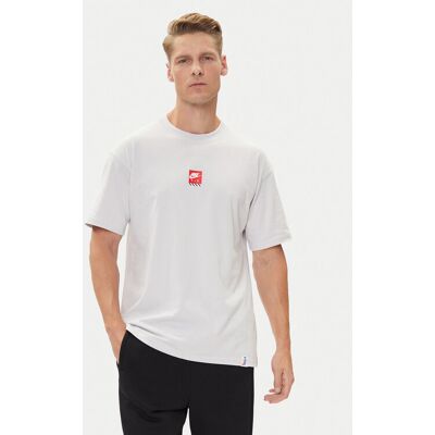 Nike T-Shirt HJ0768 Szary Regular Fit M Szary Męskie Nike T-Shirt HJ0768 Szary Regular Fit M Szary Męskie