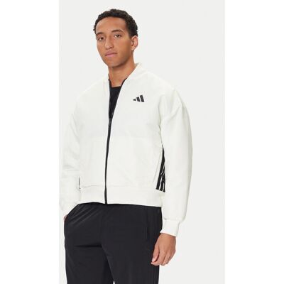 Adidas Kurtka bomber Stadium JX5638 Biały Loose Fit XXL Biały Męskie Adidas Kurtka bomber Stadium JX5638 Biały Loose Fit XXL Biały Męskie