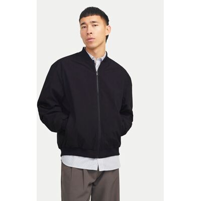 Jack & Jones Kurtka bomber Echarge 12268608 Czarny Regular Fit XXL Czarny Męskie Jack & Jones Kurtka bomber Echarge 12268608 Czarny Regular Fit XXL Czarny Męskie