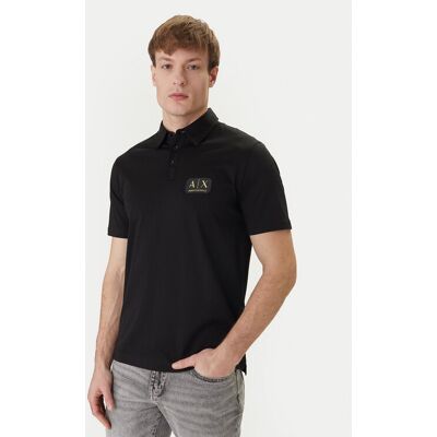 Giorgio Armani Exchange Polo XM002232 AF10364 UC001 Czarny Regular Fit XL Czarny Męskie Giorgio Armani Exchange Polo XM002232 AF10364 UC001 Czarny Regular Fit XL Czarny Męskie