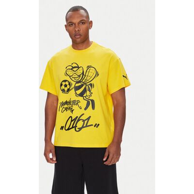 Puma T-Shirt CWC Hoops x Man City 631696 Żółty Regular Fit M Żółty Męskie Puma T-Shirt CWC Hoops x Man City 631696 Żółty Regular Fit M Żółty Męskie