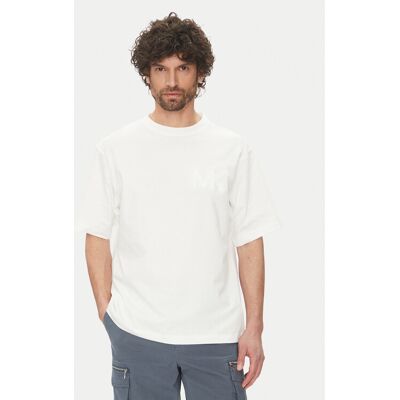 Michael Kors T-Shirt CS552HY1V2 Biały Regular Fit M Biały Męskie Michael Kors T-Shirt CS552HY1V2 Biały Regular Fit M Biały Męskie