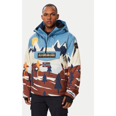 Napapijri Kurtka anorak Rf Next Aop 1 NP0A8AHX Kolorowy Regular Fit M Kolorowy Męskie Napapijri Kurtka anorak Rf Next Aop 1 NP0A8AHX Kolorowy Regular Fit M Kolorowy Męskie