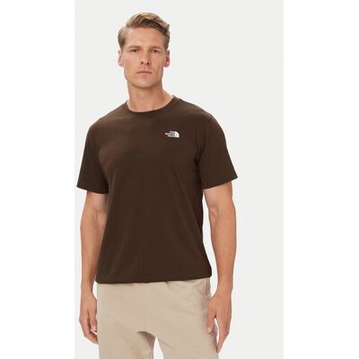 The North Face T-Shirt Evolution Simple Dome NF0A8CZ2 Brązowy ciemny Regular Fit S Brązowy ciemny Męskie The North Face T-Shirt Evolution Simple Dome NF0A8CZ2 Brązowy ciemny Regular Fit S Brązowy ciemny Męskie