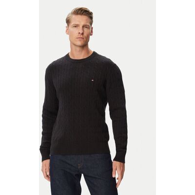 Tommy Hilfiger Sweter Classic MW0MW33132 Czarny Regular Fit XL Czarny Męskie Tommy Hilfiger Sweter Classic MW0MW33132 Czarny Regular Fit XL Czarny Męskie