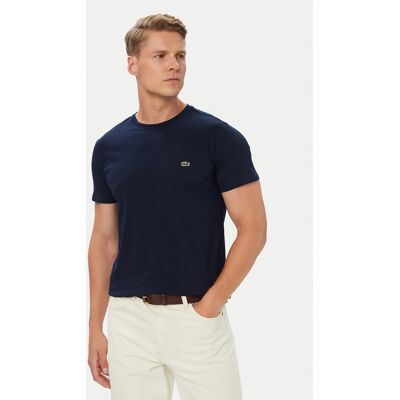 Lacoste T-Shirt TH6709 Granatowy Regular Fit 4 Granatowy Męskie Lacoste T-Shirt TH6709 Granatowy Regular Fit 4 Granatowy Męskie