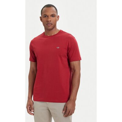 Gant T-Shirt Shield 2003184 Czerwony Regular Fit M Czerwony Męskie Gant T-Shirt Shield 2003184 Czerwony Regular Fit M Czerwony Męskie