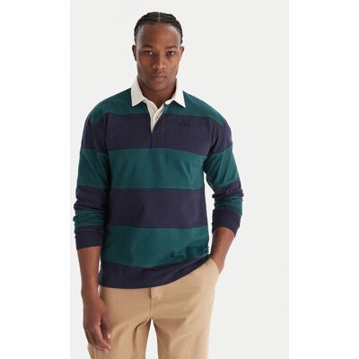 Robe di Kappa Polo New Casper 64112GW Granatowy Slim Fit M Granatowy Męskie Robe di Kappa Polo New Casper 64112GW Granatowy Slim Fit M Granatowy Męskie
