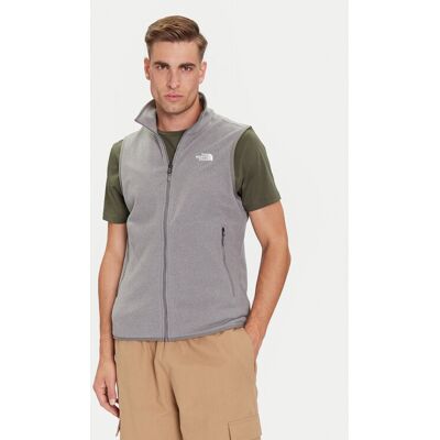 The North Face Kamizelka Glacier NF0A8DQN Szary Regular Fit S Szary Męskie The North Face Kamizelka Glacier NF0A8DQN Szary Regular Fit S Szary Męskie