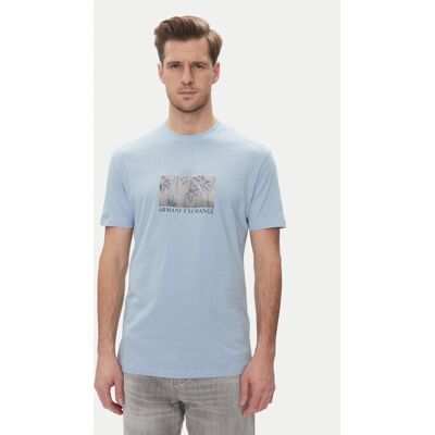 Giorgio Armani Exchange T-Shirt XM000555 AF10358 U9360 Błękitny Regular Fit M Niebieski jasny Męskie Giorgio Armani Exchange T-Shirt XM000555 AF10358 U9360 Błękitny Regular Fit M Niebieski jasny Męskie
