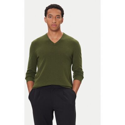 United Colors Of Benetton Sweter 1002U4407 Zielony Regular Fit L Zielony Męskie United Colors Of Benetton Sweter 1002U4407 Zielony Regular Fit L Zielony Męskie