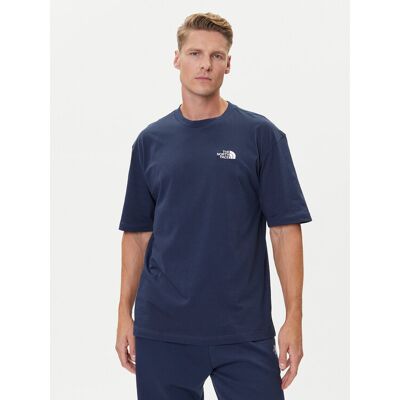 The North Face T-Shirt Simple Dome NF0A87NR Granatowy Oversize XL Granatowy Męskie The North Face T-Shirt Simple Dome NF0A87NR Granatowy Oversize XL Granatowy Męskie