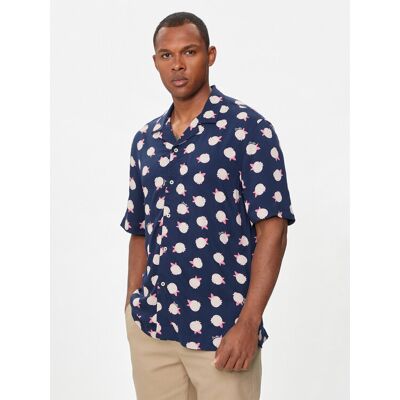 United Colors Of Benetton Koszula 5XRBUQ047 Granatowy Regular Fit L Granatowy Męskie United Colors Of Benetton Koszula 5XRBUQ047 Granatowy Regular Fit L Granatowy Męskie