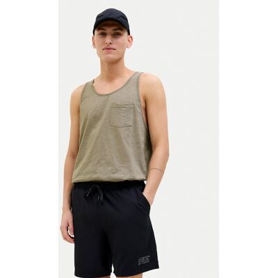 Jack & Jones Tank top Varenna 12273165 Beżowy Regular Fit XL Beżowy Męskie Jack & Jones Tank top Varenna 12273165 Beżowy Regular Fit XL Beżowy Męskie