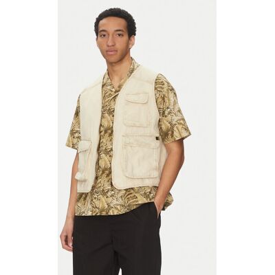 Alpha Industries Kamizelka Canvas Acid Vest 156140 Kremowy Loose Fit M Kremowy Męskie Alpha Industries Kamizelka Canvas Acid Vest 156140 Kremowy Loose Fit M Kremowy Męskie