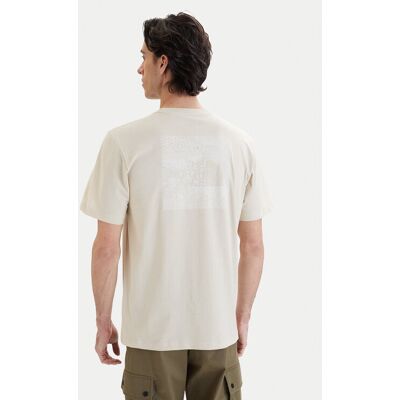 The North Face T-Shirt NSE Box NF0A8GV2 Beżowy Regular Fit XL Beżowy Męskie The North Face T-Shirt NSE Box NF0A8GV2 Beżowy Regular Fit XL Beżowy Męskie