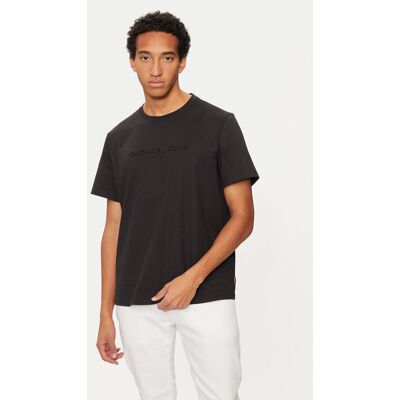 Michael Kors T-Shirt CF4529H1V2 Czarny Regular Fit XL Czarny Męskie Michael Kors T-Shirt CF4529H1V2 Czarny Regular Fit XL Czarny Męskie