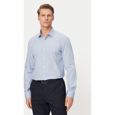 HUGO Koszula Koey 50561154 Błękitny Slim Fit 42 Niebieski jasny Męskie HUGO Koszula Koey 50561154 Błękitny Slim Fit 42 Niebieski jasny Męskie