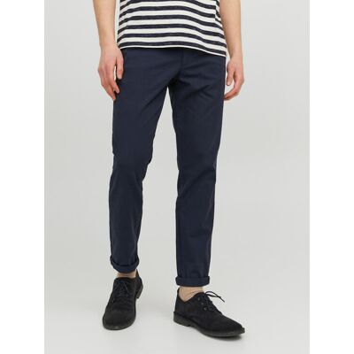 Jack & Jones Chinosy Marco 12206198 Granatowy Slim Fit 29_32 Granatowy Męskie Jack & Jones Chinosy Marco 12206198 Granatowy Slim Fit 29_32 Granatowy Męskie