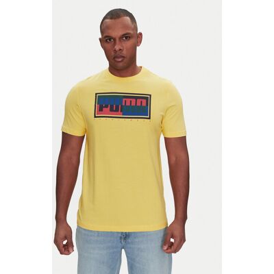 Puma T-Shirt Graphics Box 684827 Żółty Regular Fit XXL Żółty Męskie Puma T-Shirt Graphics Box 684827 Żółty Regular Fit XXL Żółty Męskie