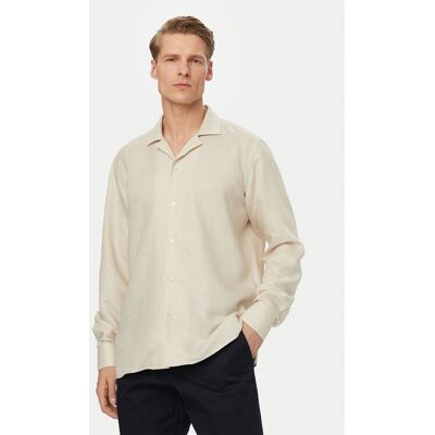 Boss Koszula H-Joe 50561616 Beżowy jasny Regular Fit 43 Beżowy jasny Męskie Boss Koszula H-Joe 50561616 Beżowy jasny Regular Fit 43 Beżowy jasny Męskie