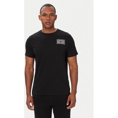 Kappa T-Shirt 322P14W Czarny Regular Fit XL Czarny Męskie Kappa T-Shirt 322P14W Czarny Regular Fit XL Czarny Męskie