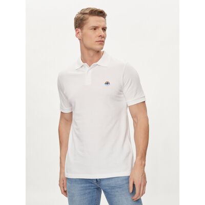 Save The Duck Polo Ovidio DR1213M-BATE18 Biały Regular Fit L Biały Męskie Save The Duck Polo Ovidio DR1213M-BATE18 Biały Regular Fit L Biały Męskie