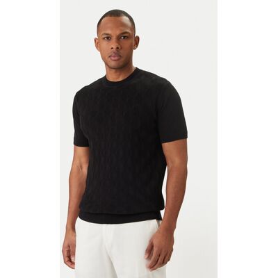 KARL LAGERFELD Sweter 655006 562301 Czarny Slim Fit XL Czarny Męskie KARL LAGERFELD Sweter 655006 562301 Czarny Slim Fit XL Czarny Męskie