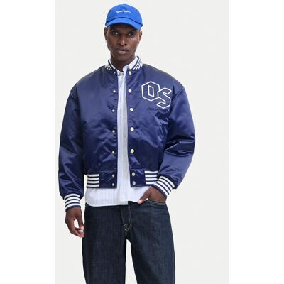 Jack & Jones Kurtka bomber Meadows 12282953 Niebieski Regular Fit M Niebieski Męskie Jack & Jones Kurtka bomber Meadows 12282953 Niebieski Regular Fit M Niebieski Męskie