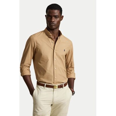 Polo Ralph Lauren Koszula 710929348503 Beżowy ciemny Slim Fit M Beżowy ciemny Męskie Polo Ralph Lauren Koszula 710929348503 Beżowy ciemny Slim Fit M Beżowy ciemny Męskie