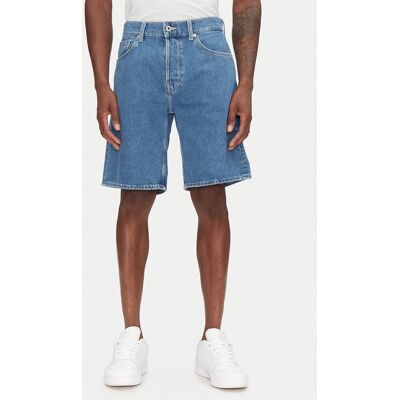 Pepe Jeans Szorty jeansowe PM801176 Niebieski Loose Fit 30 Niebieski Męskie Pepe Jeans Szorty jeansowe PM801176 Niebieski Loose Fit 30 Niebieski Męskie