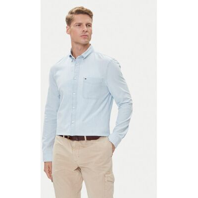 Tommy Hilfiger Koszula MW0MW39431 Błękitny Regular Fit XXL Niebieski jasny Męskie Tommy Hilfiger Koszula MW0MW39431 Błękitny Regular Fit XXL Niebieski jasny Męskie