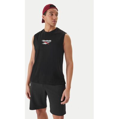 Reebok Tank top Bradshaw RK25560CCM Czarny Regular Fit M Czarny Męskie Reebok Tank top Bradshaw RK25560CCM Czarny Regular Fit M Czarny Męskie