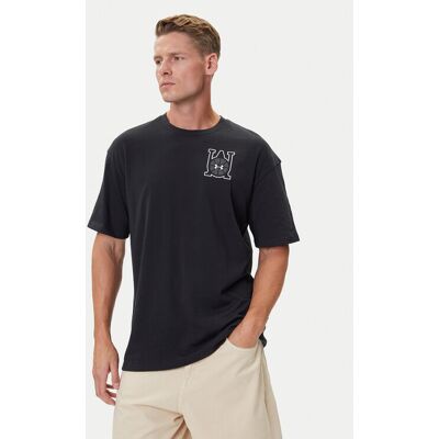 Under Armour T-Shirt Hoops Courtside 6003686 Czarny Oversize S Czarny Męskie Under Armour T-Shirt Hoops Courtside 6003686 Czarny Oversize S Czarny Męskie