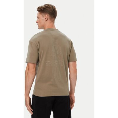 C.P. Company T-Shirt 21CMTS166A005100W Beżowy Regular Fit XXL Beżowy Męskie C.P. Company T-Shirt 21CMTS166A005100W Beżowy Regular Fit XXL Beżowy Męskie
