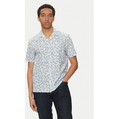 Michael Kors Koszula CS5409LHPM Niebieski Relaxed Fit L Niebieski Męskie Michael Kors Koszula CS5409LHPM Niebieski Relaxed Fit L Niebieski Męskie