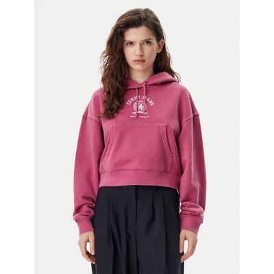Tommy Jeans Bluza Varsity DW0DW20311 Różowy Boxy Fit M Różowy Damskie Tommy Jeans Bluza Varsity DW0DW20311 Różowy Boxy Fit M Różowy Damskie