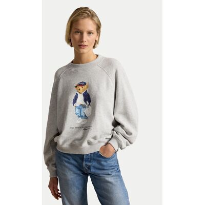 Polo Ralph Lauren Bluza 211A96185001 Szary Relaxed Fit S Szary Damskie Polo Ralph Lauren Bluza 211A96185001 Szary Relaxed Fit S Szary Damskie